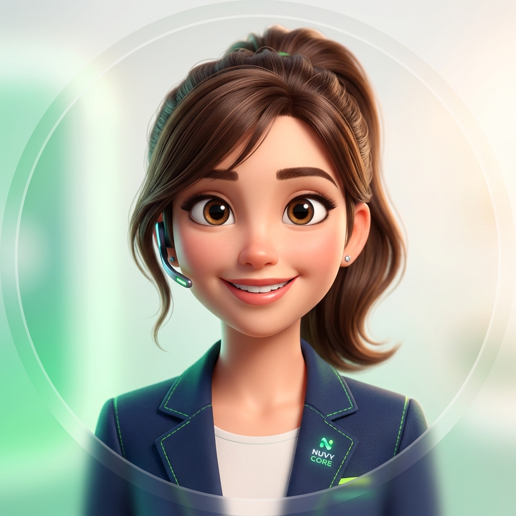 Cora, assistente virtual inteligente da Nuvy Core
